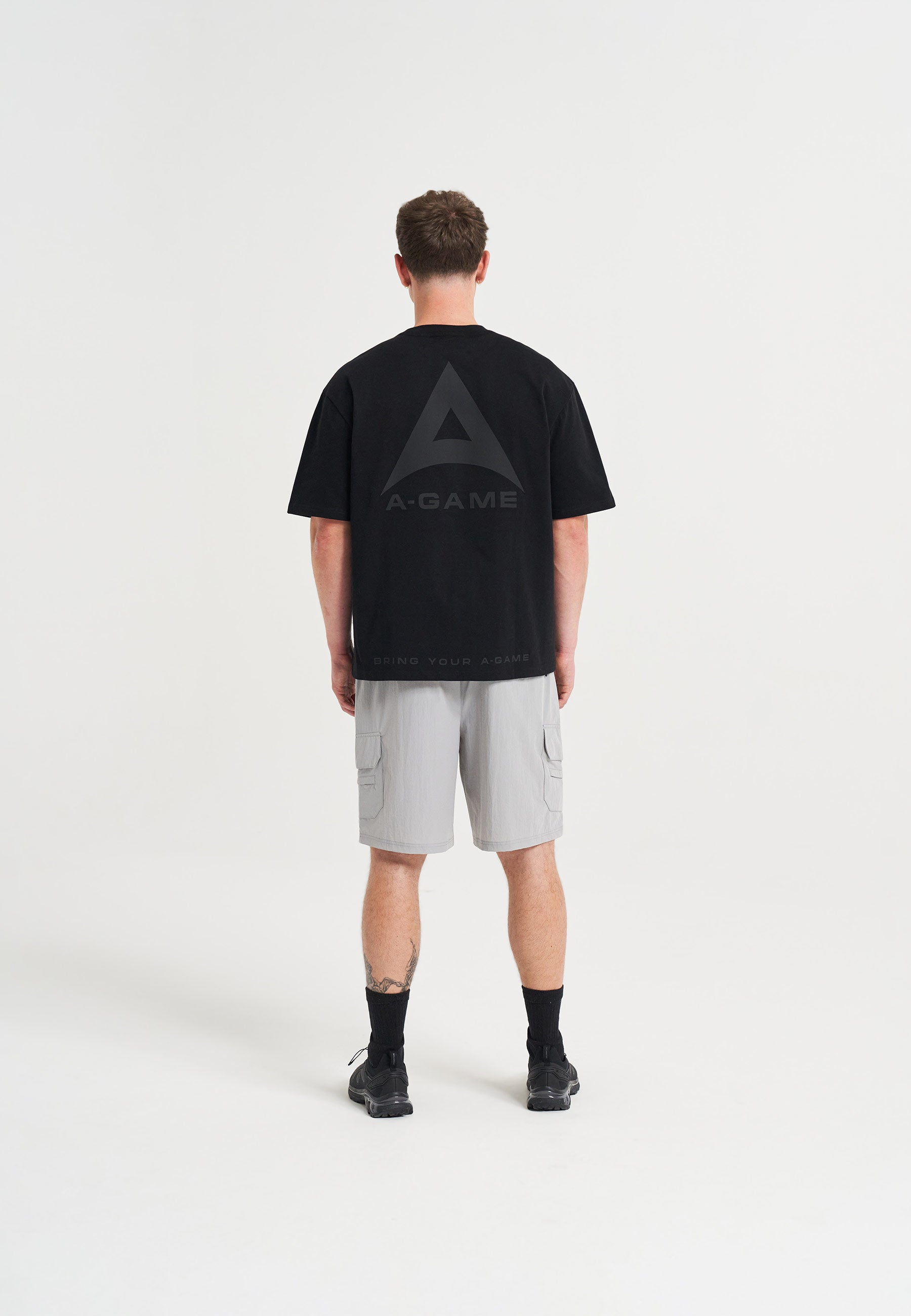 SHORT CARGO TECH A-GAME POUR HOMMES - GRIS ACIER