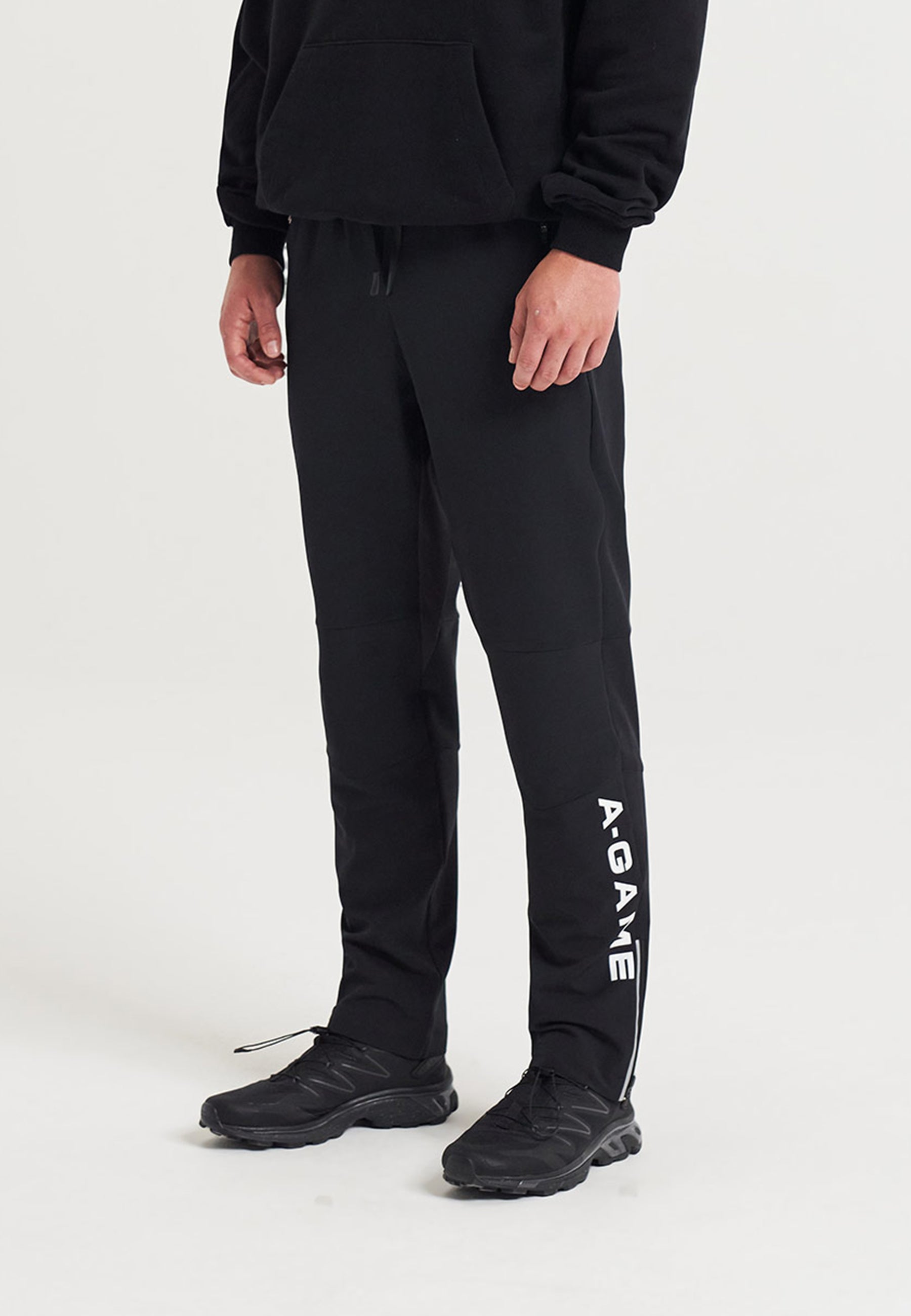 Pantaloni da allenamento con zip A-Game da uomo - neri