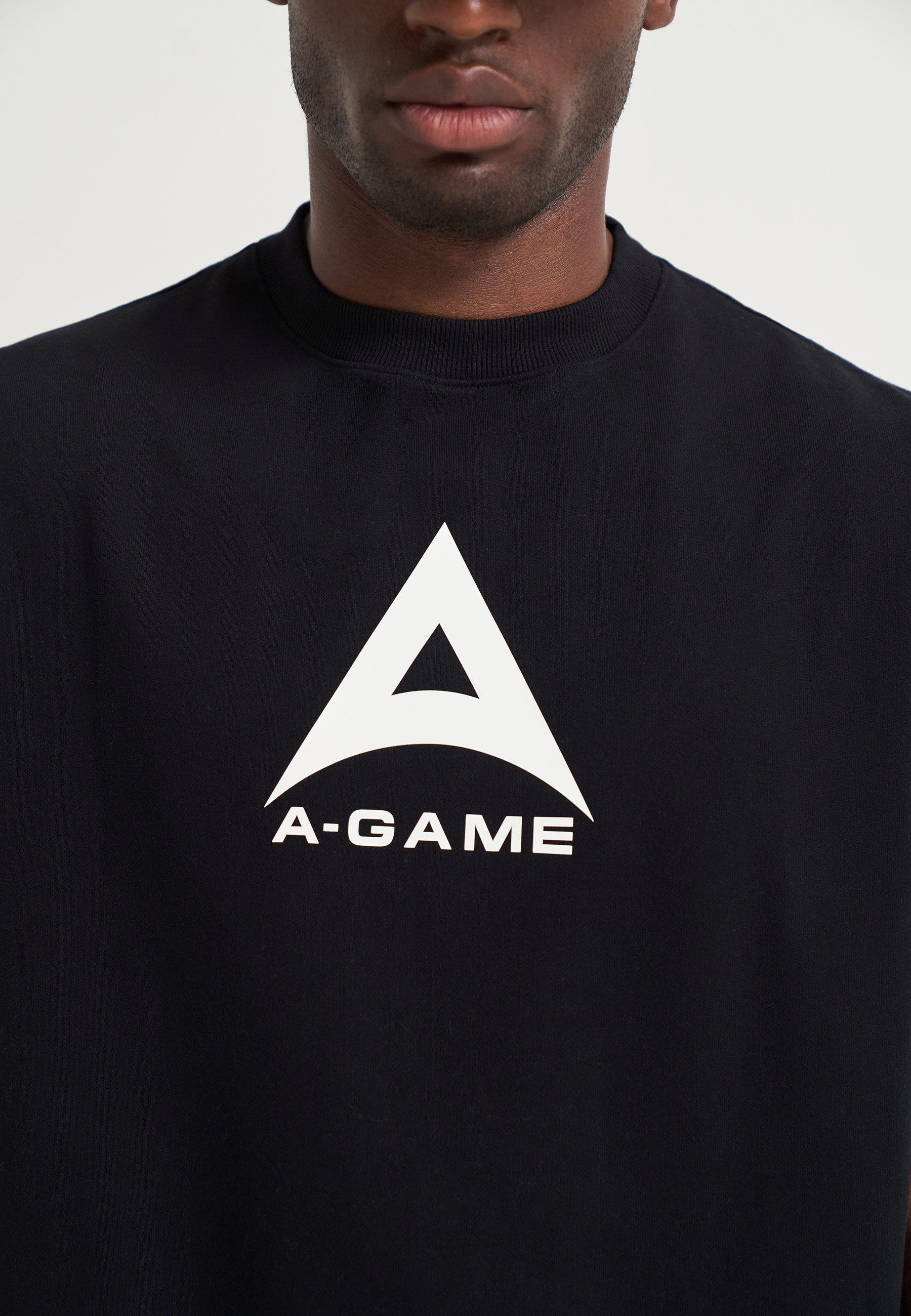 Felpa senza maniche con grafica Bring Your A-Game da uomo - Nera