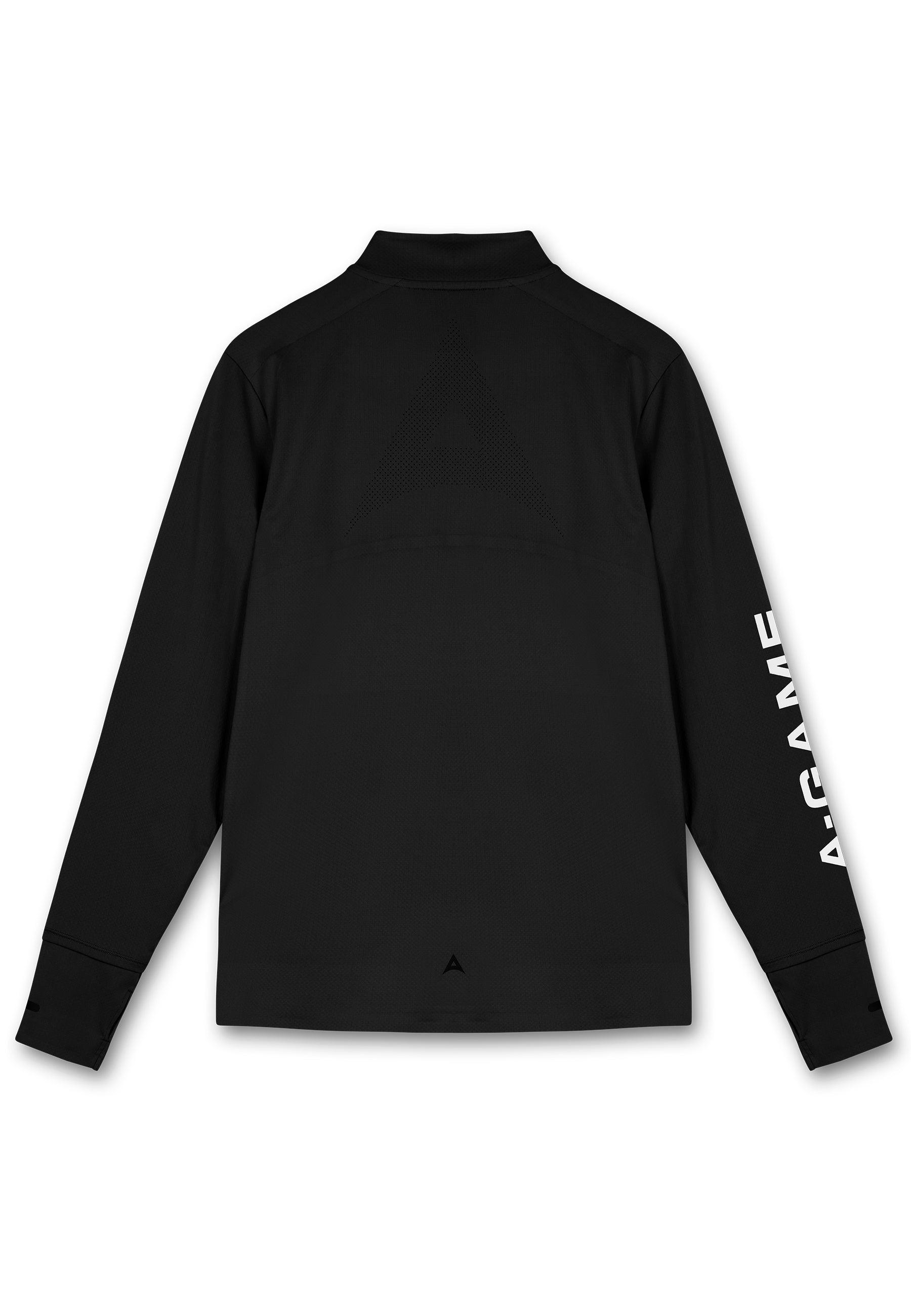 Maglia da allenamento a maniche lunghe A-Game Performance da uomo - Nera