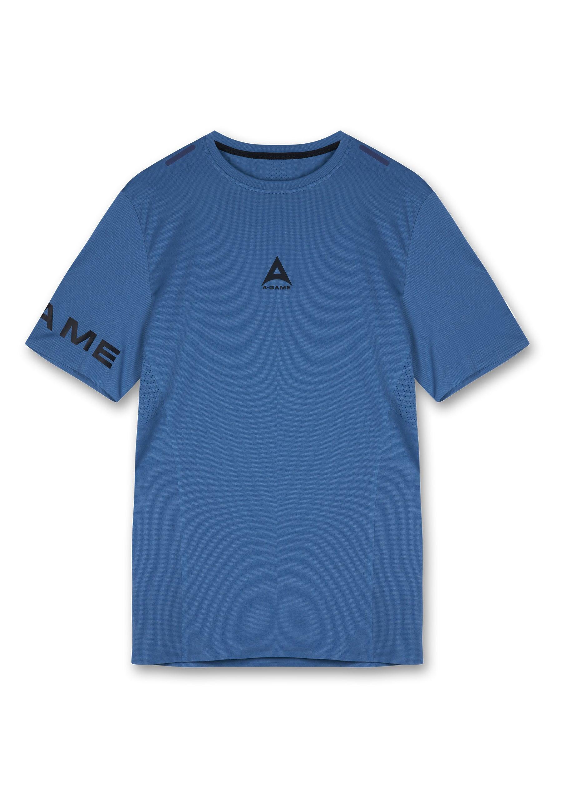 Maglietta da allenamento per prestazioni A-Game da uomo - Blu oceano