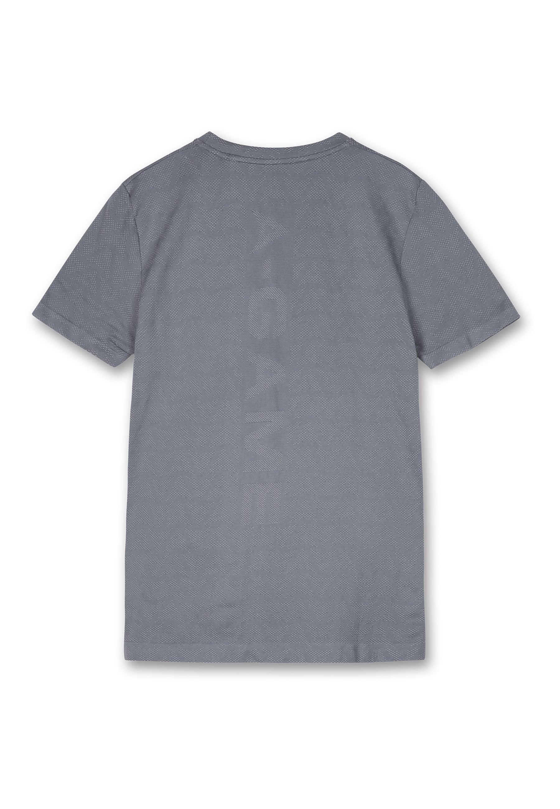 T-shirt da uomo con logo da allenamento A-Game Seamless - Grigio acciaio
