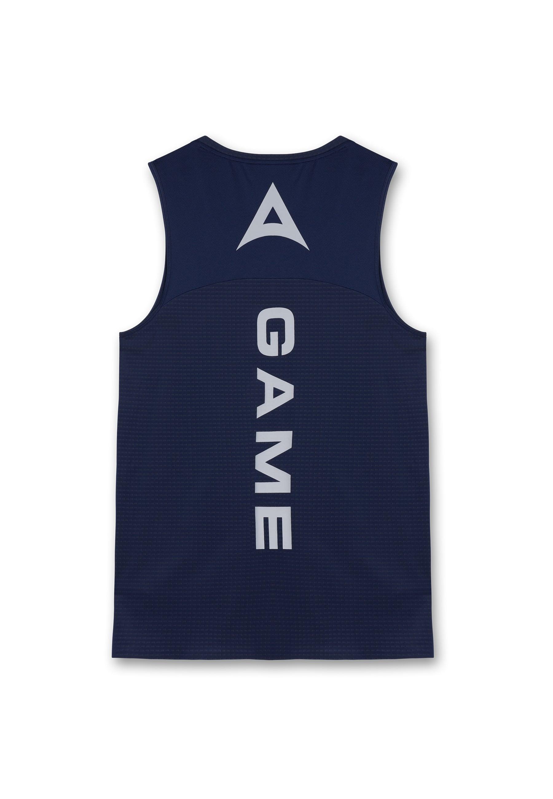 Canotta da allenamento A-Game da uomo - Blu scuro