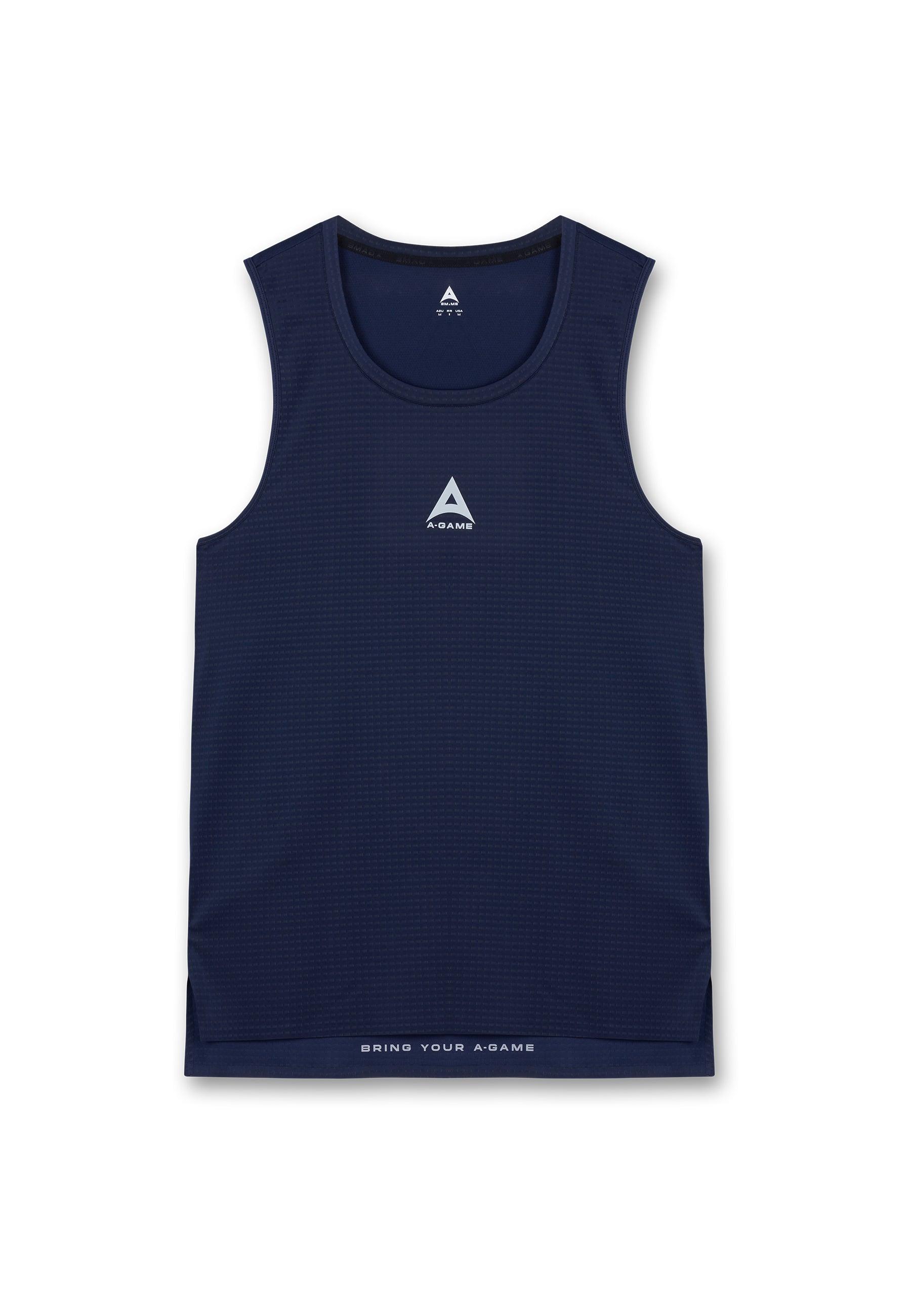 Canotta da allenamento A-Game da uomo - Blu scuro