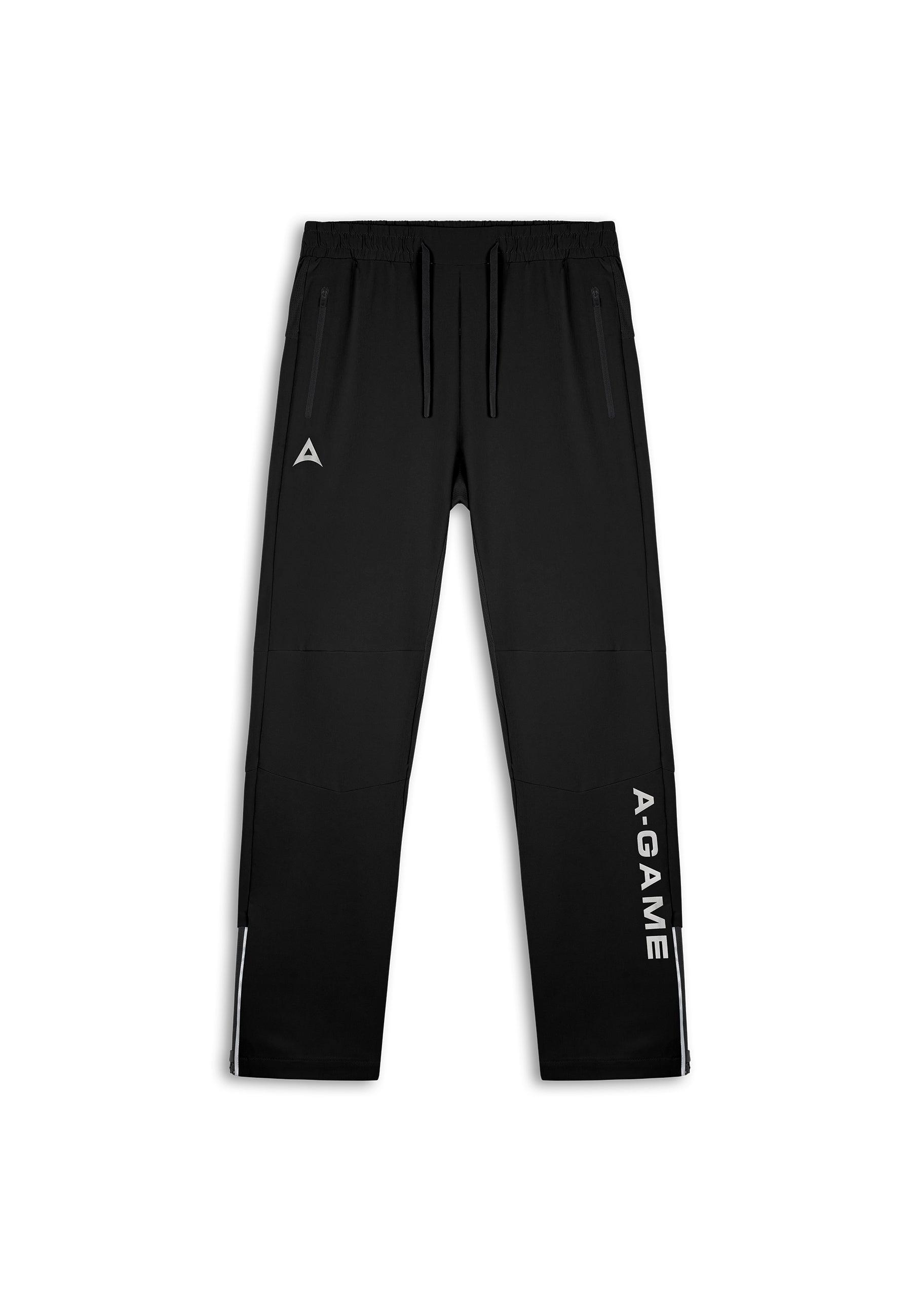 Pantaloni da allenamento con zip A-Game da uomo - neri