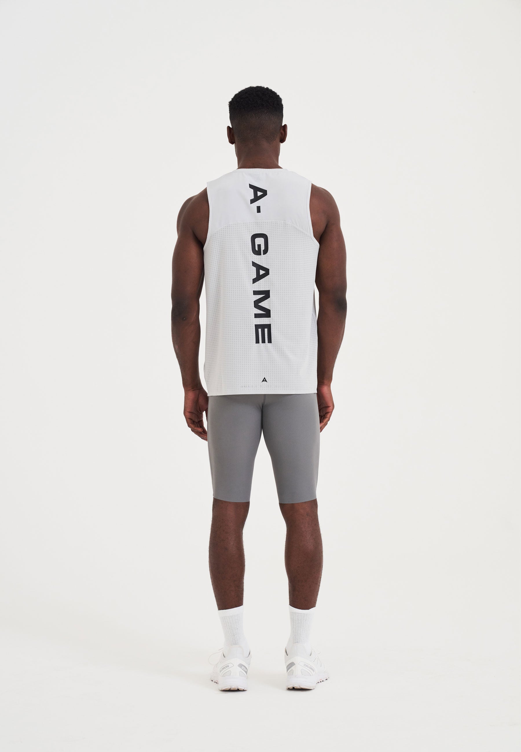 GILET D'ENTRAÎNEMENT EN MAILLE A-GAME POUR HOMMES - GRIS