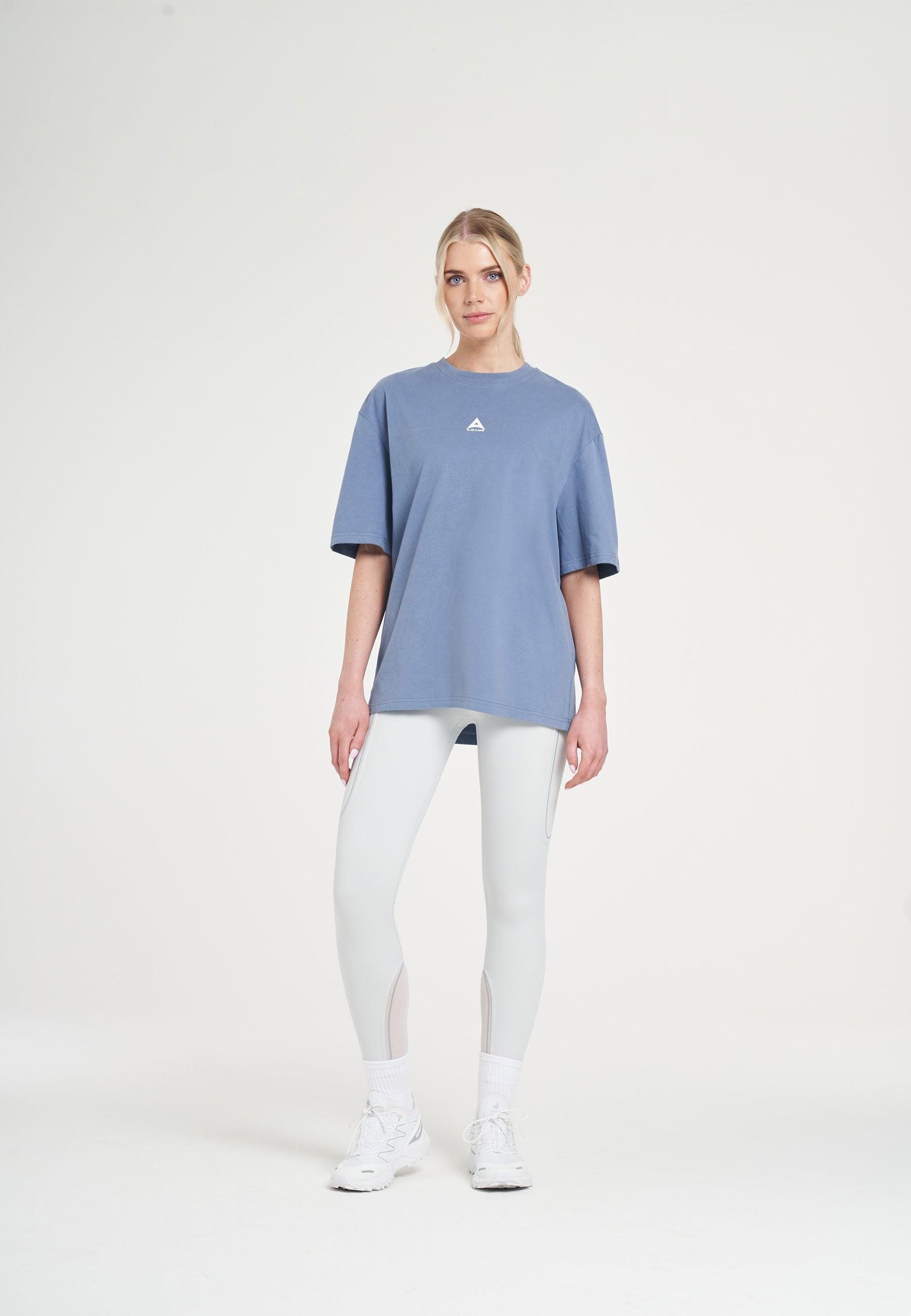 T-SHIRT DÉCONTRACTÉ GRAPHIQUE A-GAME STAR POUR FEMMES - BLEU ÉLÉMENTAIRE