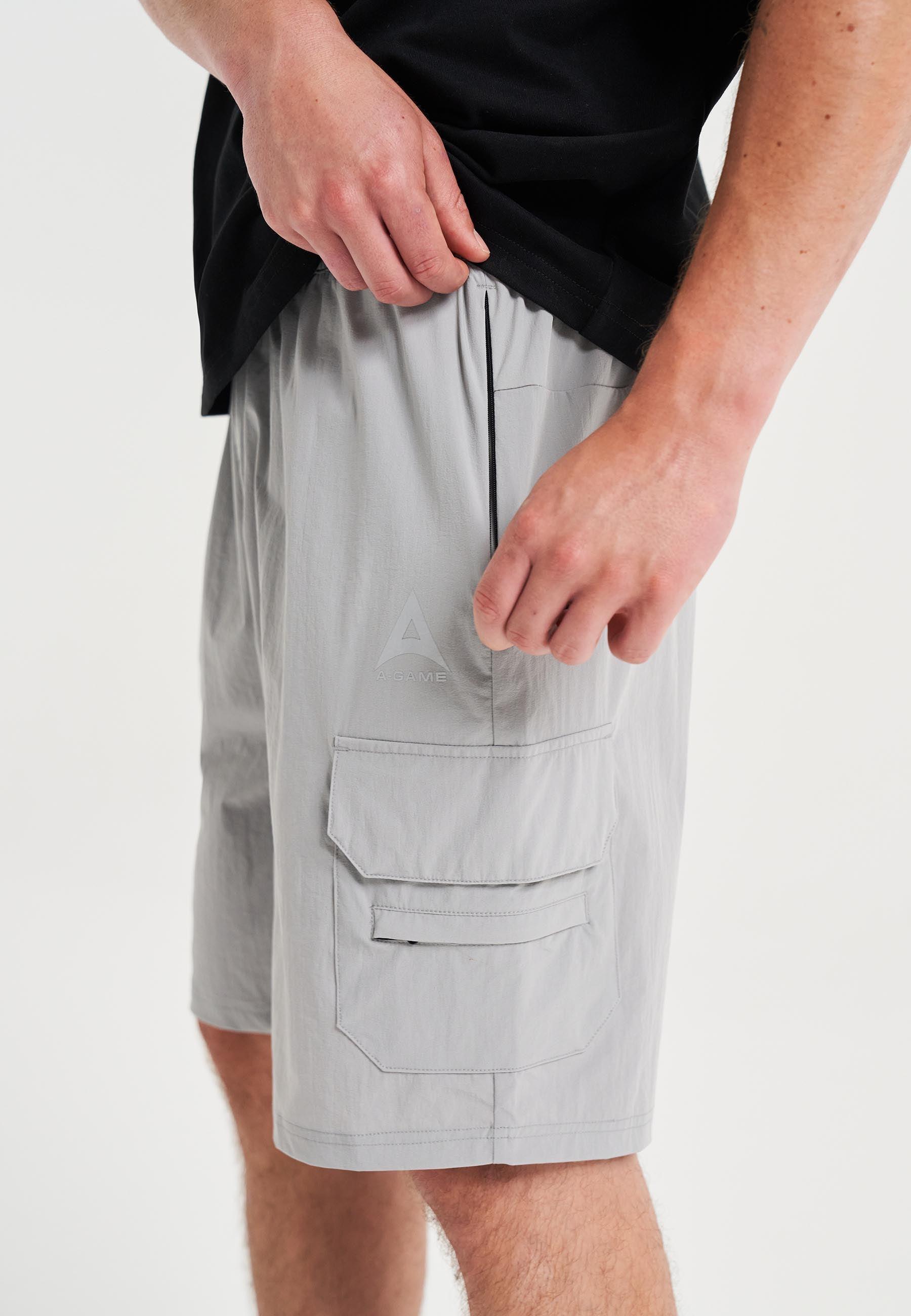 SHORT CARGO TECH A-GAME POUR HOMMES - GRIS ACIER
