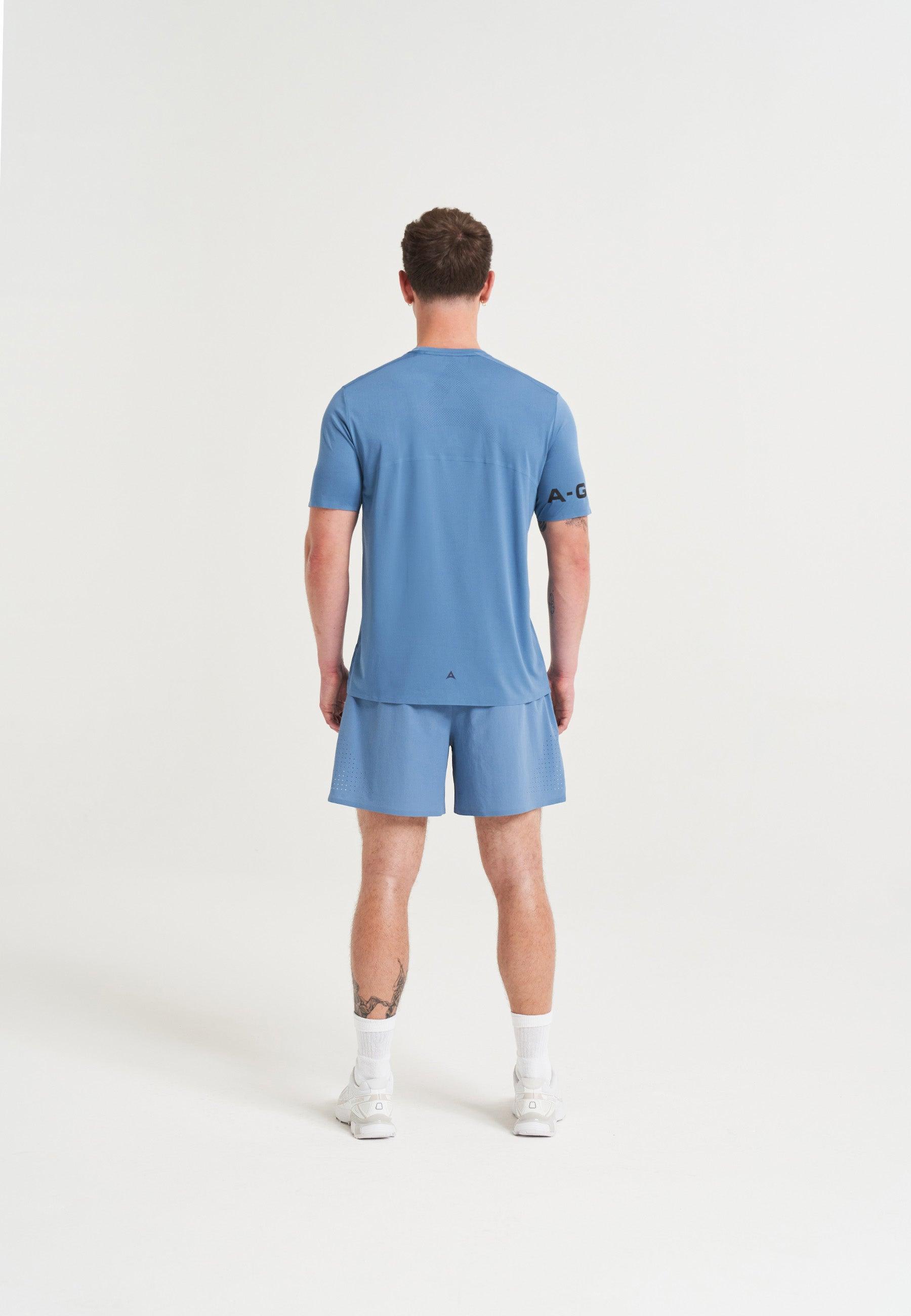 SHORT D'ENTRAÎNEMENT A-GAME POUR HOMMES - BLEU OCÉAN