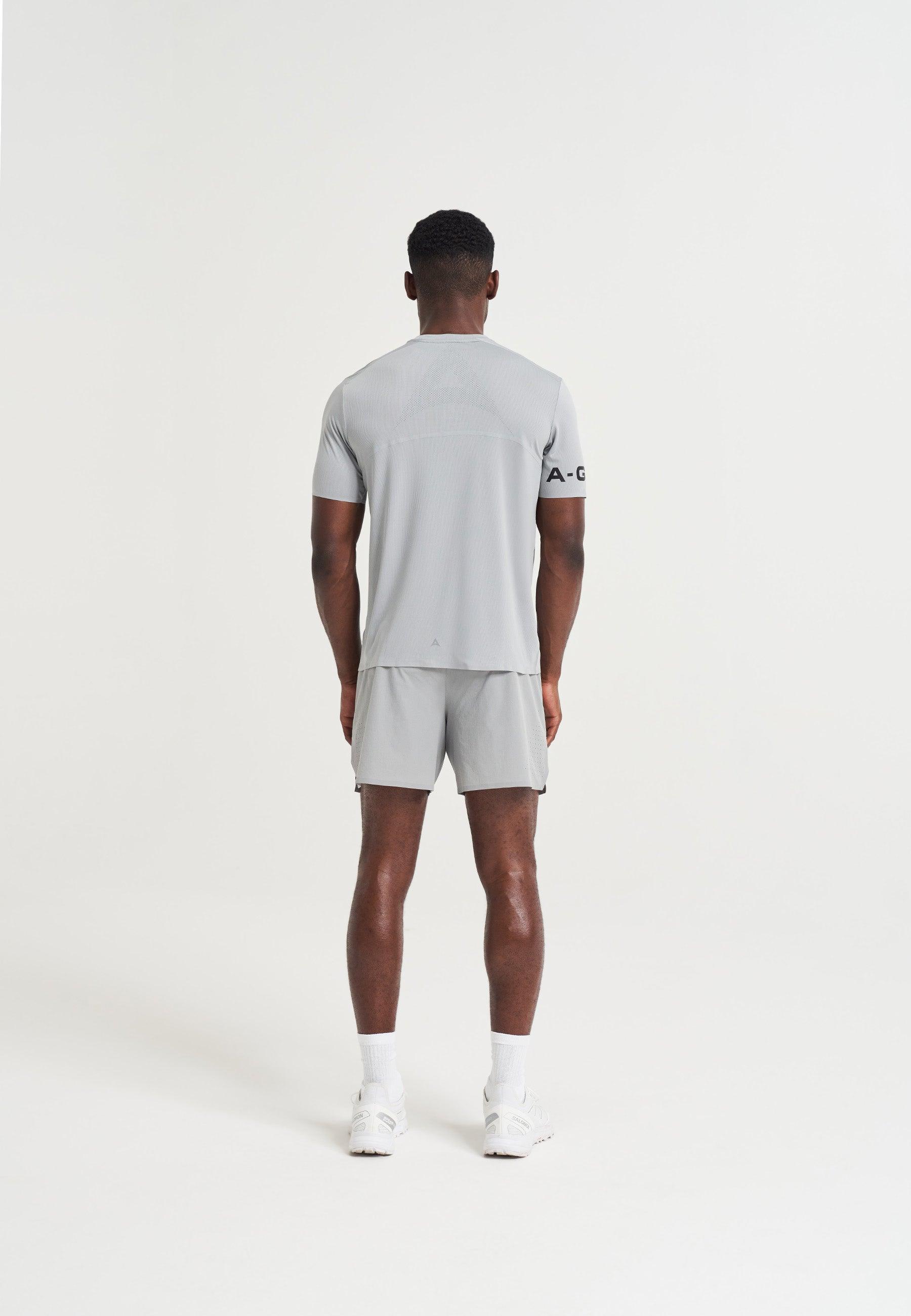 Pantaloncini da allenamento A-Game da uomo - Grigio acciaio