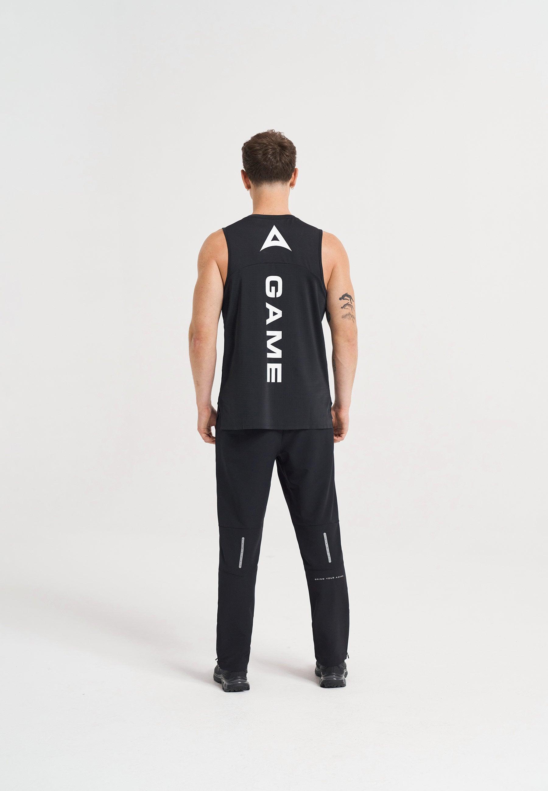 Canotta da allenamento A-Game da uomo - Nera
