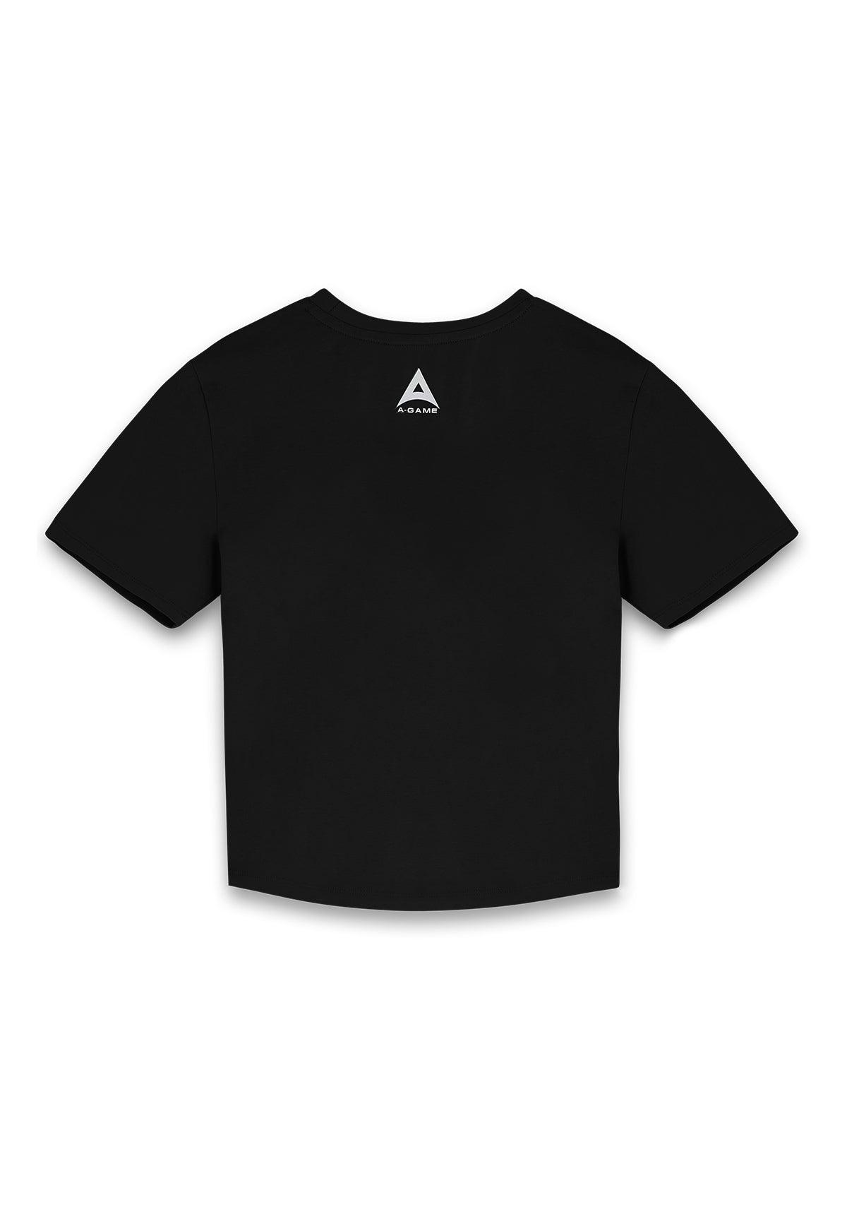 T-SHIRT À MANCHES COURTES A-GAME BRING YOUR A-GAME POUR FEMME - NOIR