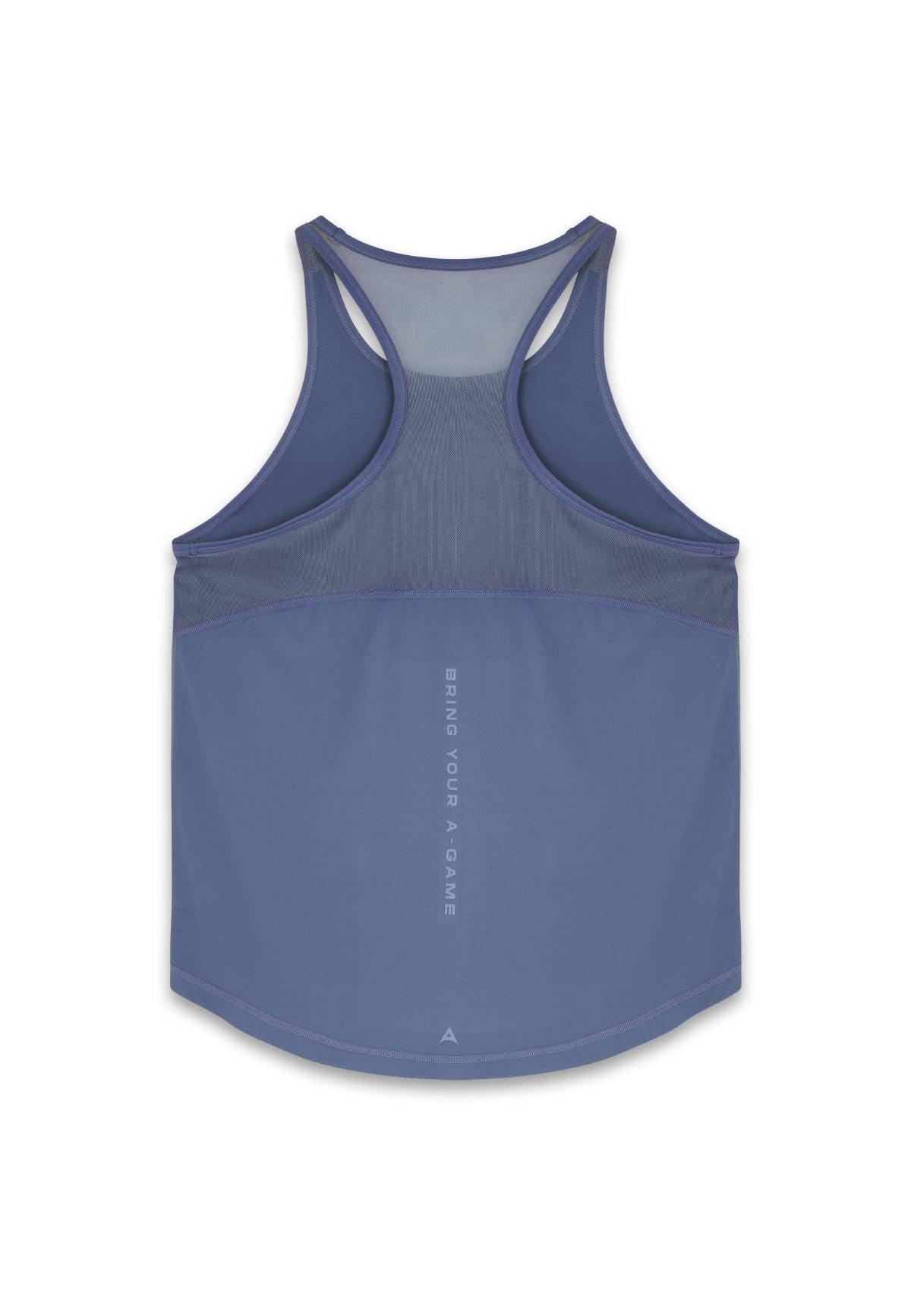GILET D'ENTRAÎNEMENT A-GAME RELAXED RACER BACK POUR FEMME - BLEU