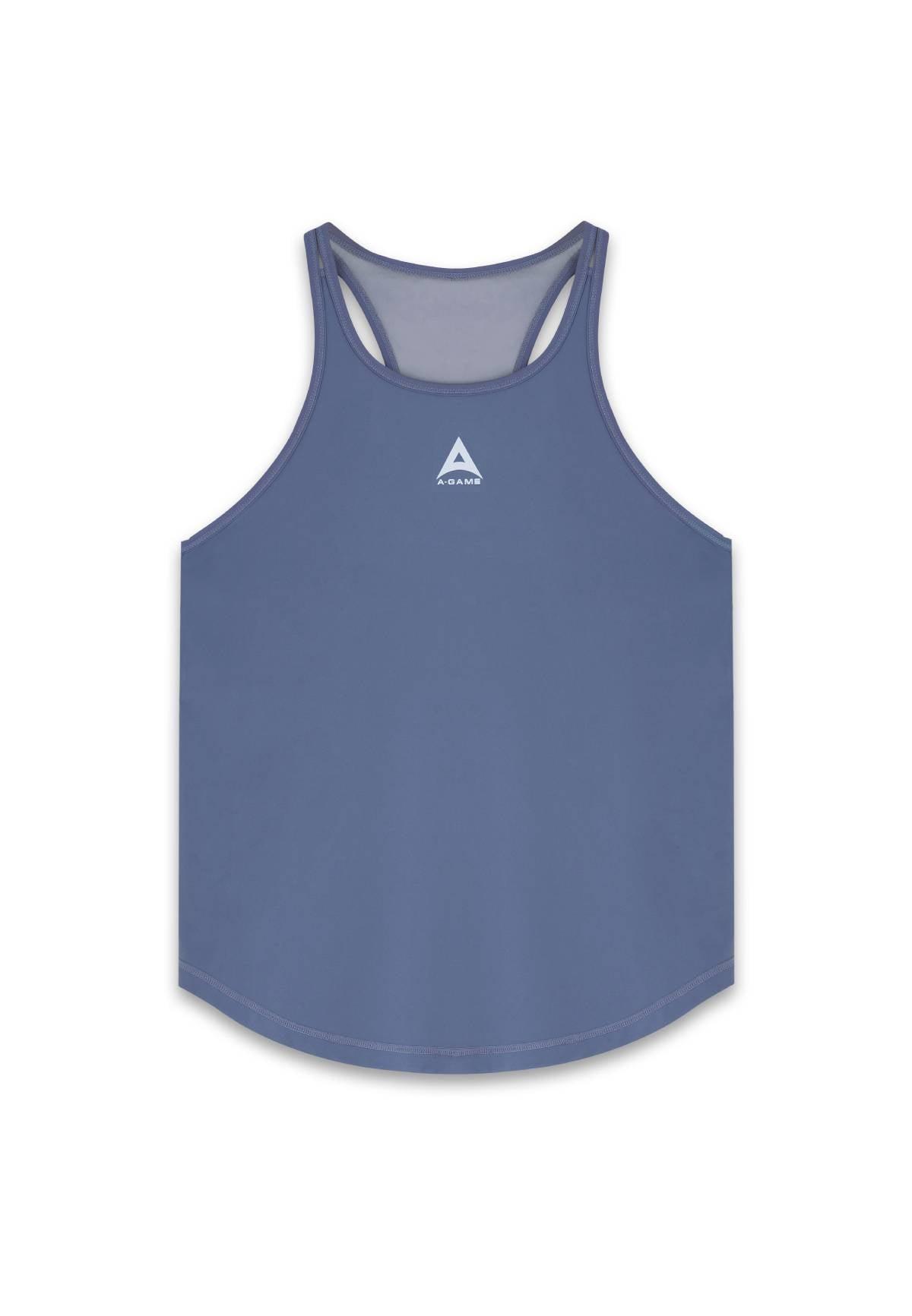 GILET D'ENTRAÎNEMENT A-GAME RELAXED RACER BACK POUR FEMME - BLEU