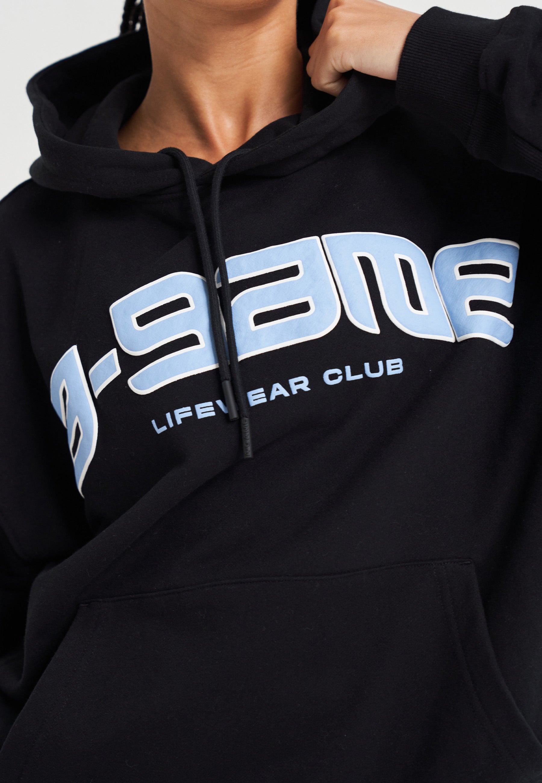 SWEAT À CAPUCHE GRAPHIQUE A-GAME ROTATE POUR FEMME - NOIR