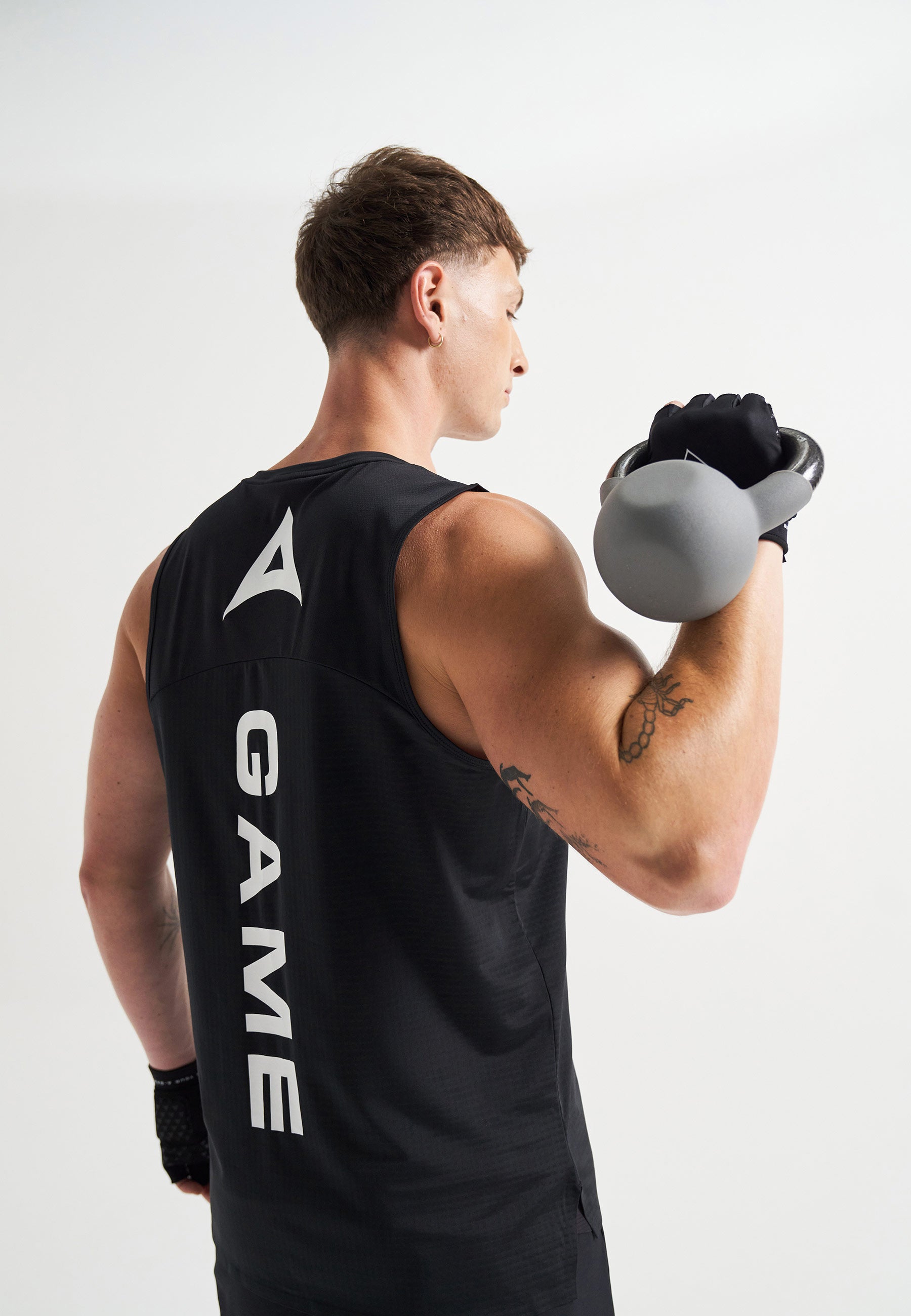 Canotta da allenamento A-Game da uomo - Nera