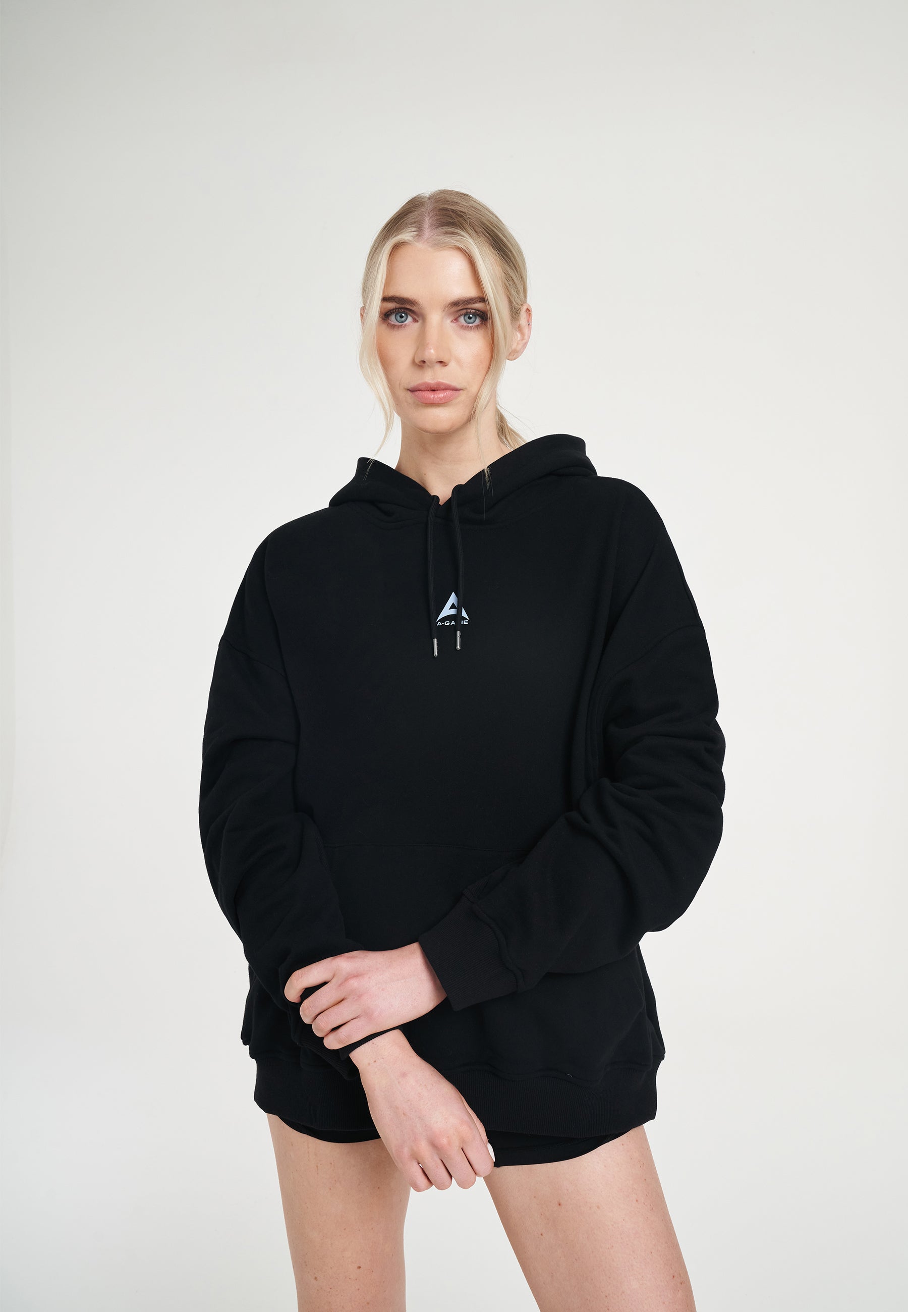 SWEAT À CAPUCHE GRAPHIQUE APPORTEZ VOTRE A-GAME POUR FEMMES - NOIR