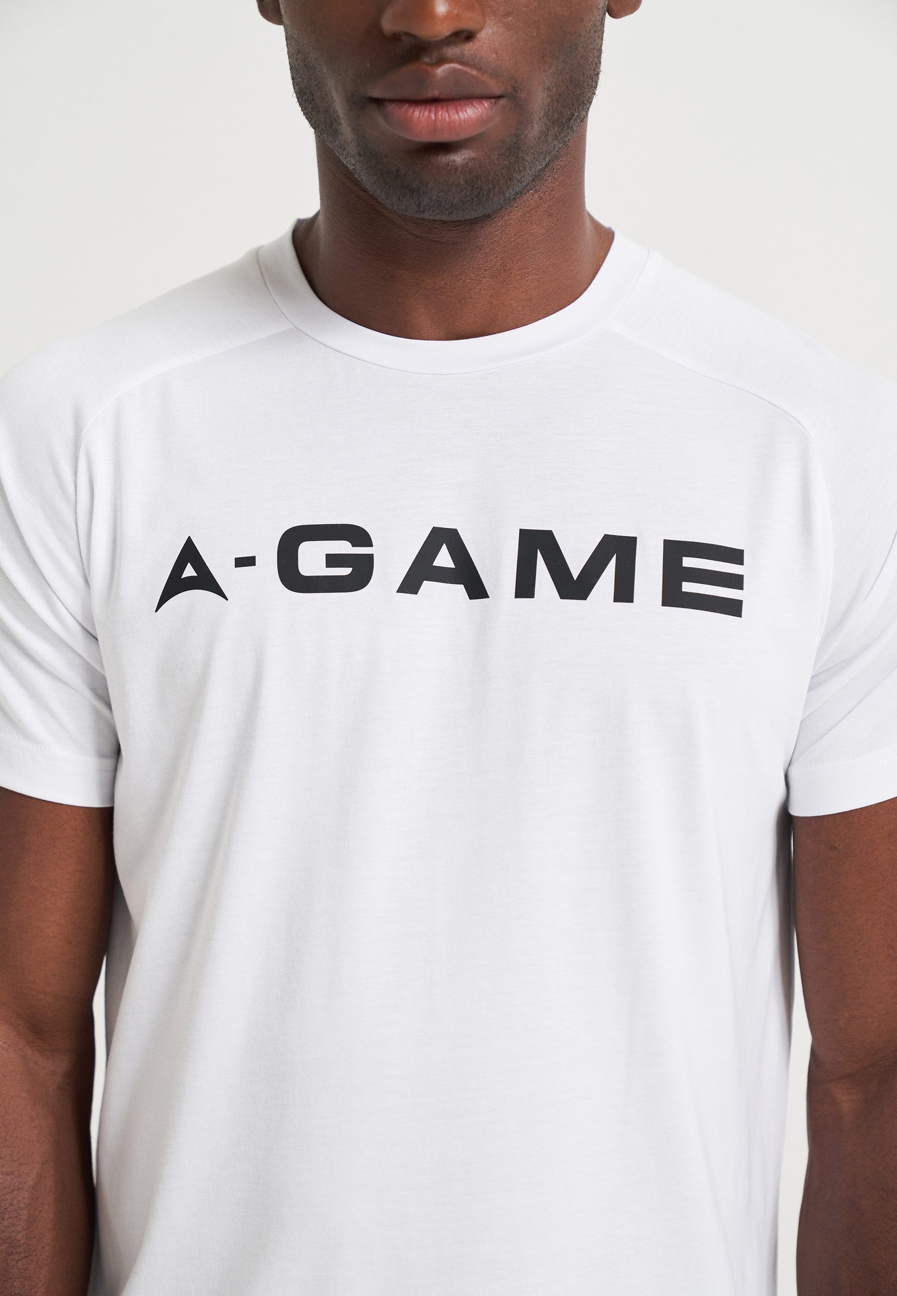 T-SHIRT AVEC LOGO GRAPHIQUE POUR HOMMES BRING YOUR A-GAME - BLANC