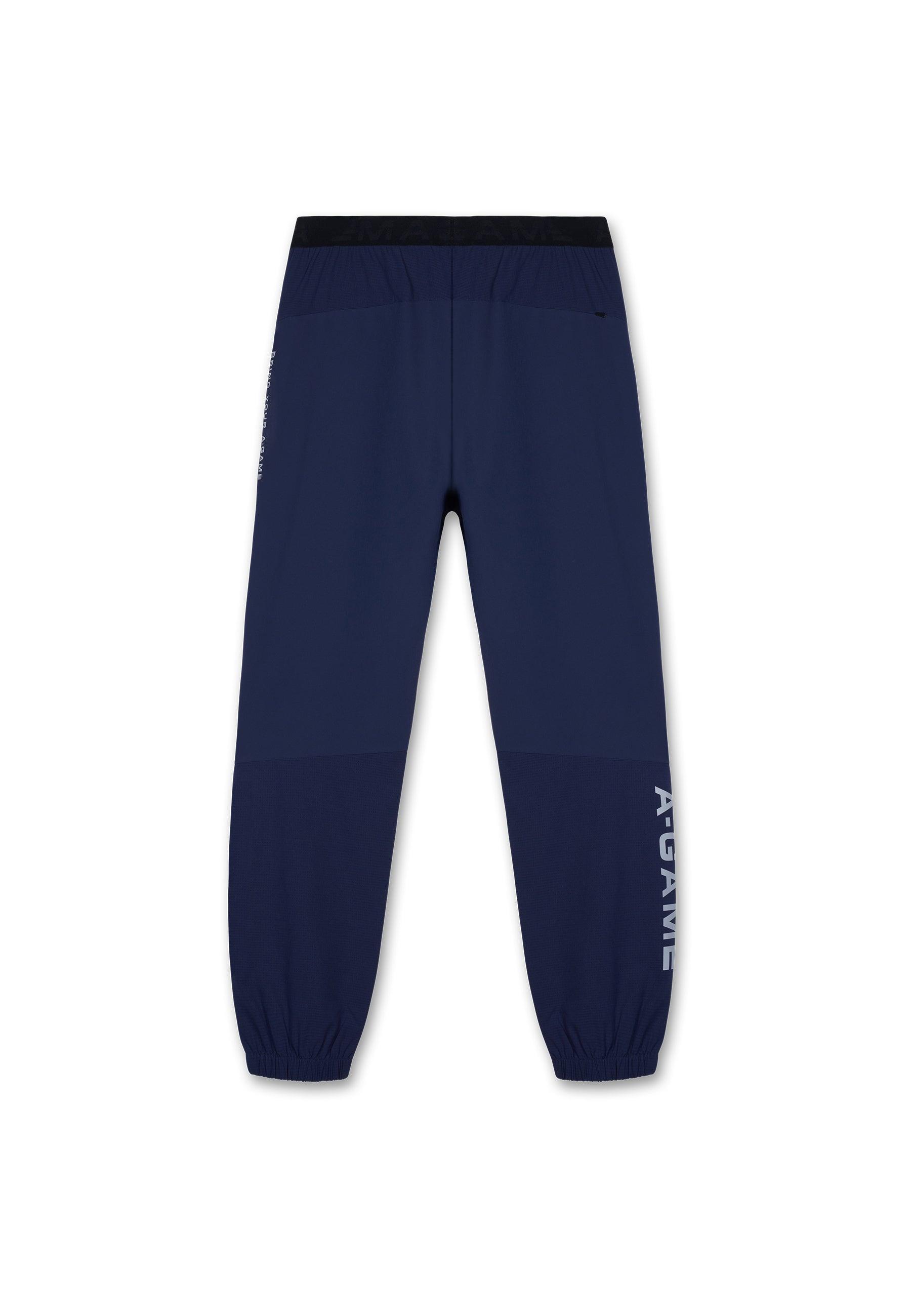 PANTALON D'ENTRAÎNEMENT À REVÊTEMENTS A-GAME POUR HOMMES - MARINE