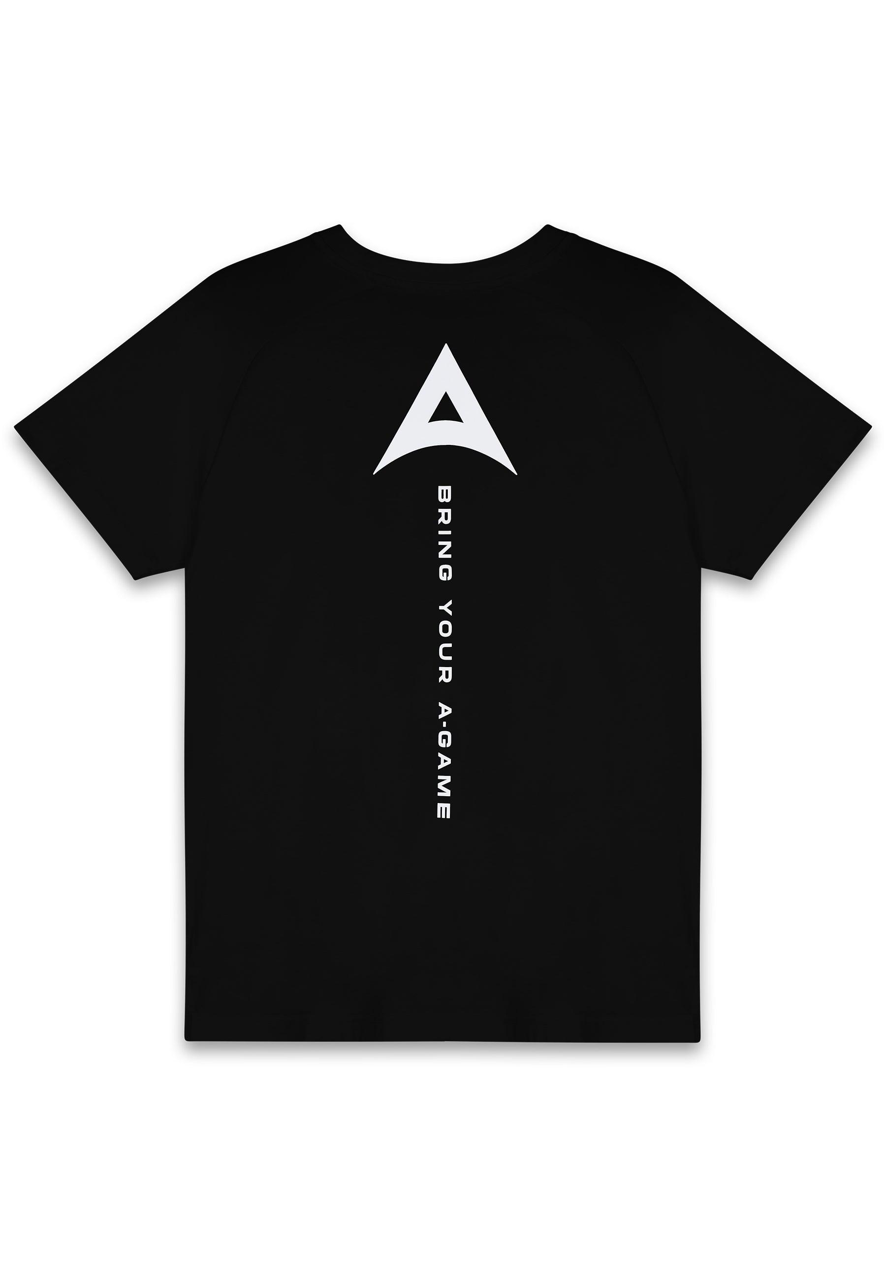 T-shirt da uomo con logo grafico Bring Your A-Game - nera