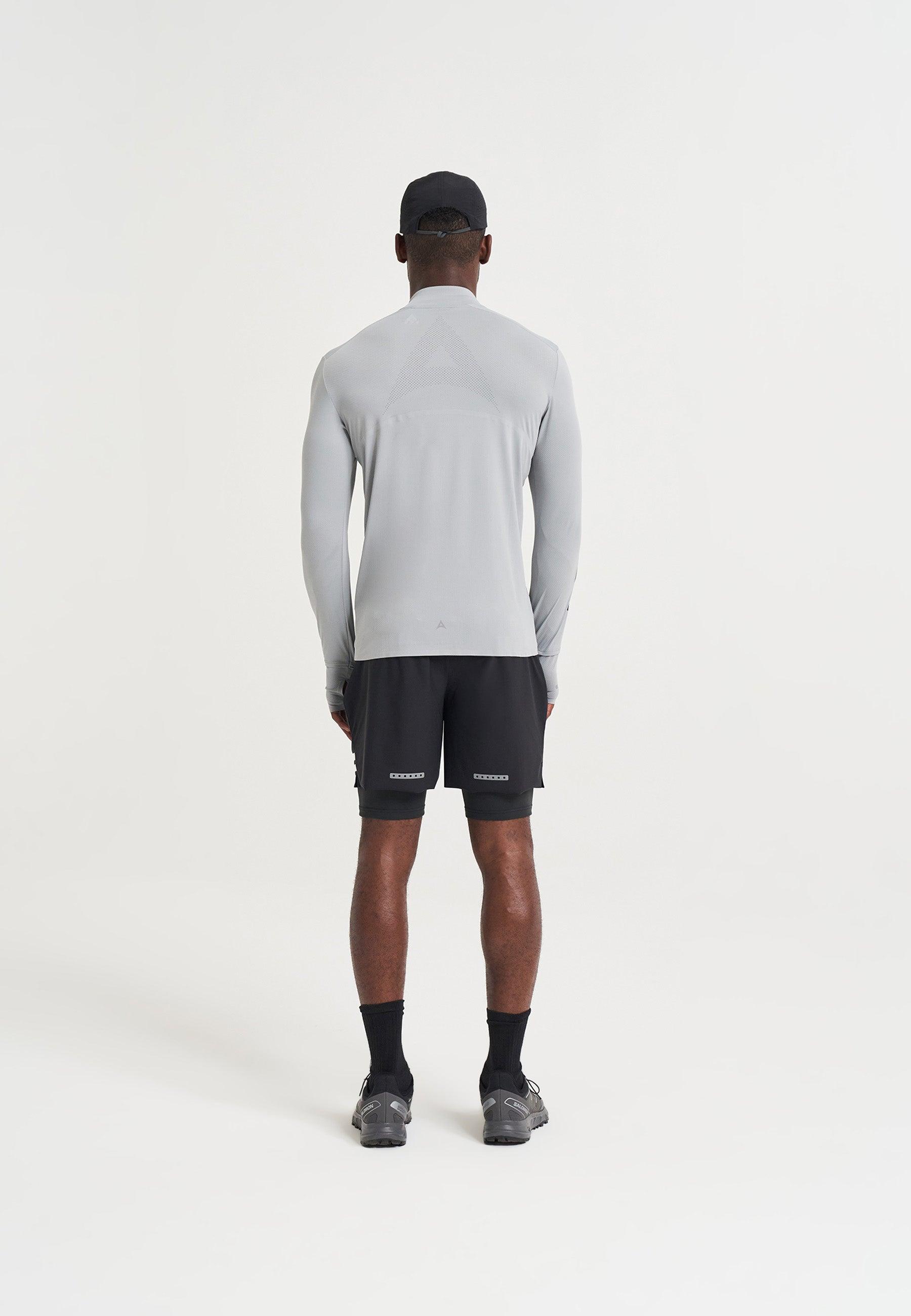 Pantaloncini da allenamento 2 in 1 A-Game da uomo - neri