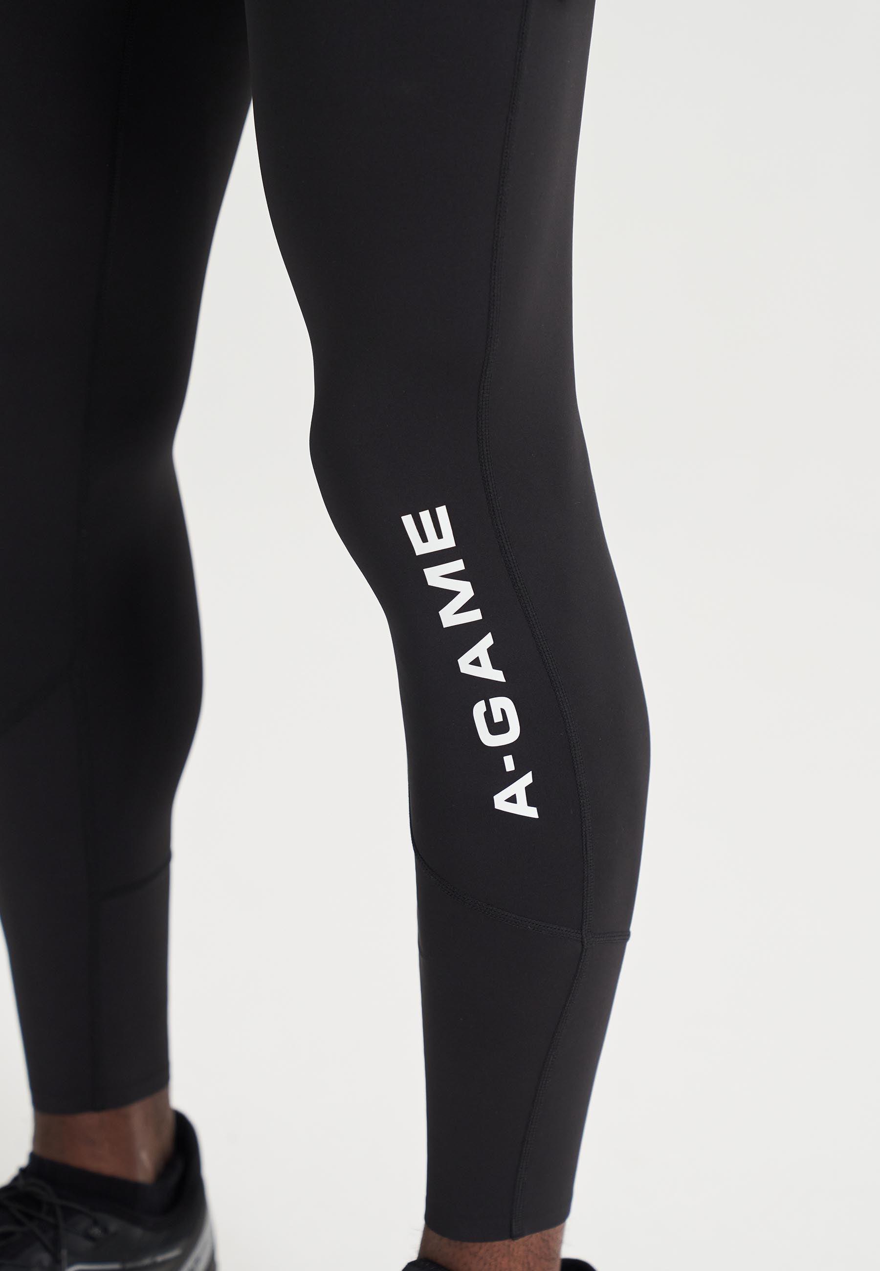 Calzamaglia da allenamento A-Game da uomo - Nera