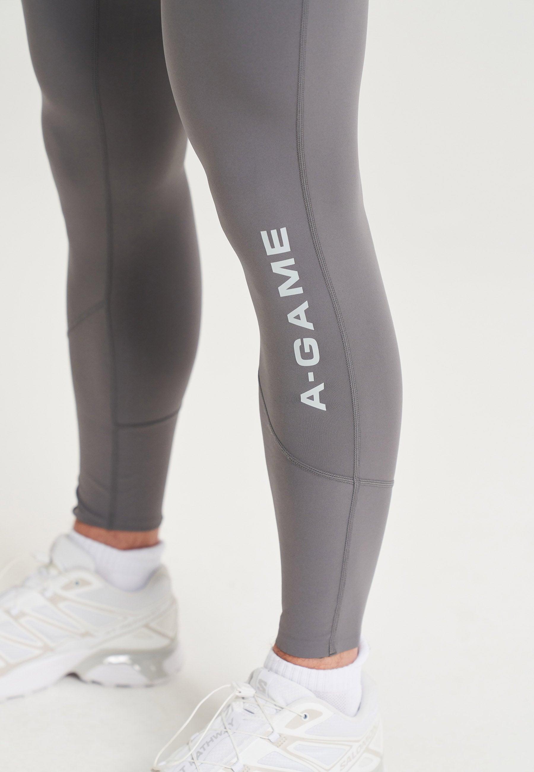 Calzamaglia da allenamento A-Game da uomo - Carbone