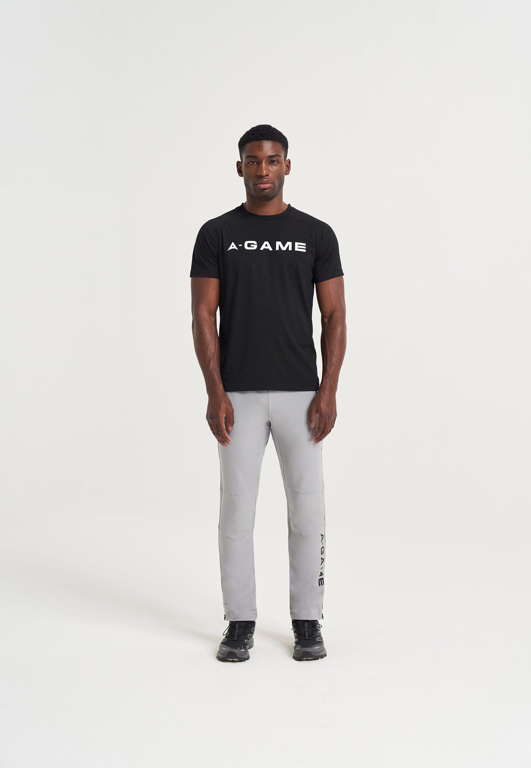 T-shirt da uomo con logo grafico Bring Your A-Game - nera
