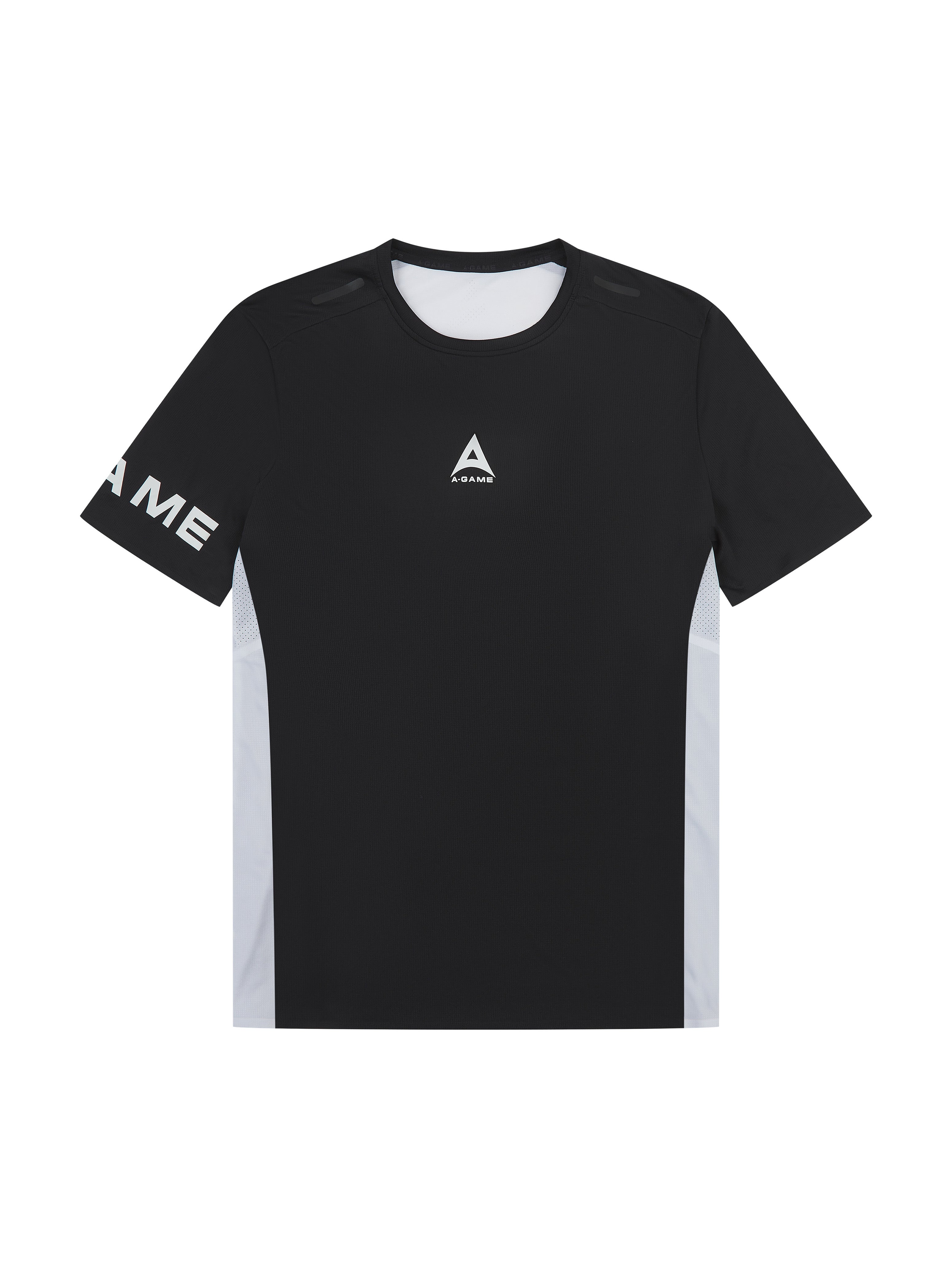 T-shirt d'entraînement A-Game Performance pour hommes - Noir/Blanc