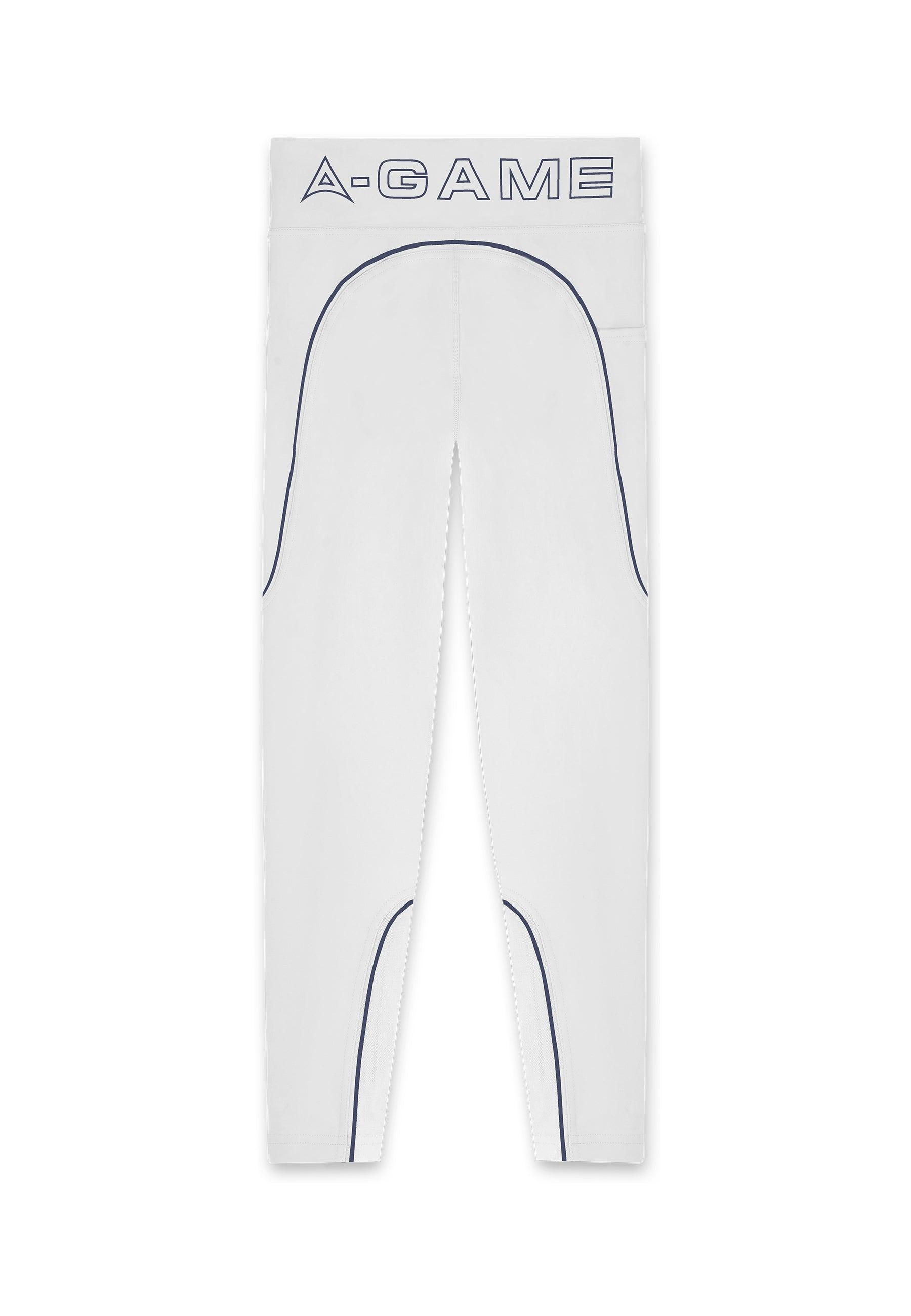 LEGGING DE RUNNING RÉFLÉCHISSANT TAILLE HAUTE A-GAME FEMME - GRIS