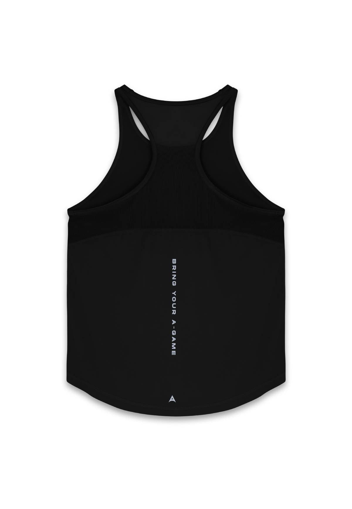 GILET D'ENTRAÎNEMENT A-GAME RELAXED RACER BACK POUR FEMME - NOIR